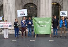 MindFreedom Ireland protests against ECT at the GPO on May 31st 2025